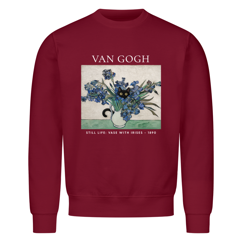 Vase With Irises Sweatshirt