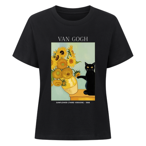 Van Gogh Sunflower Organic Shirt Women