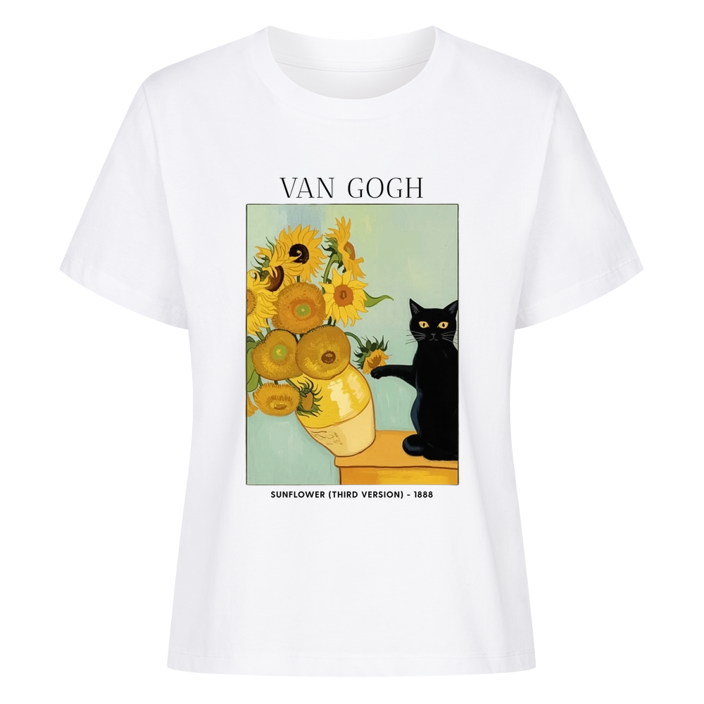 Van Gogh Sunflower Organic Shirt Women