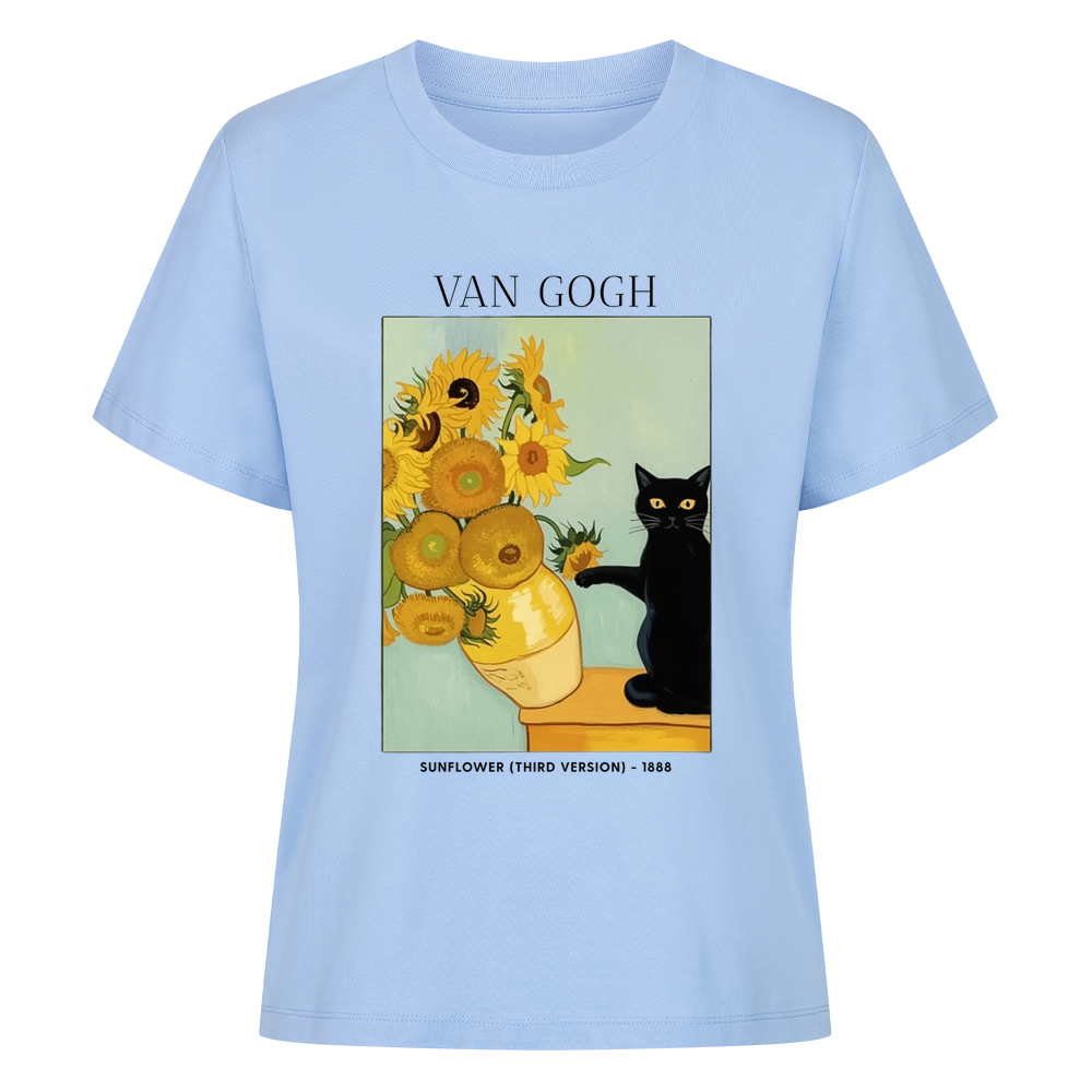 Van Gogh Sunflower Organic Shirt Women