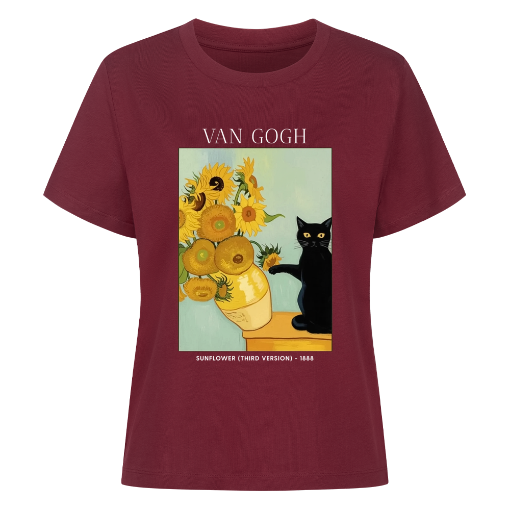Van Gogh Sunflower Organic Shirt Women