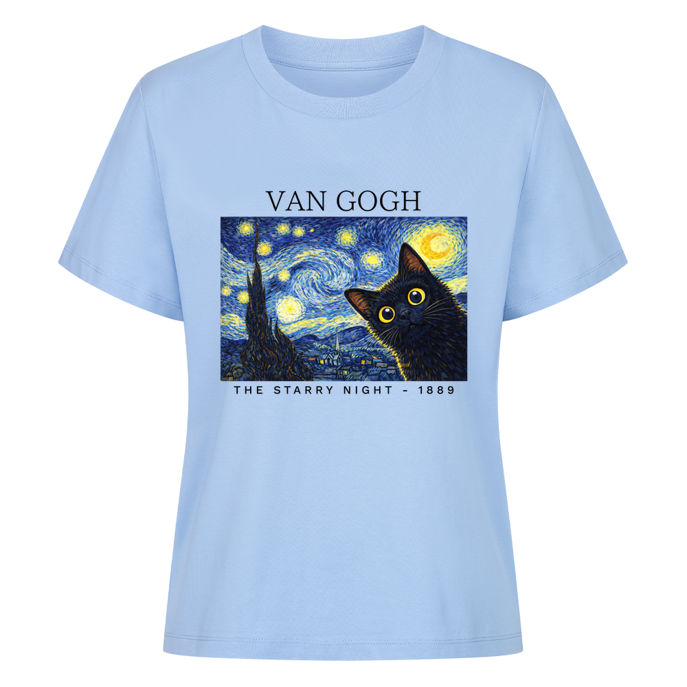 The Starry Night Van Gogh Organic Shirt Women