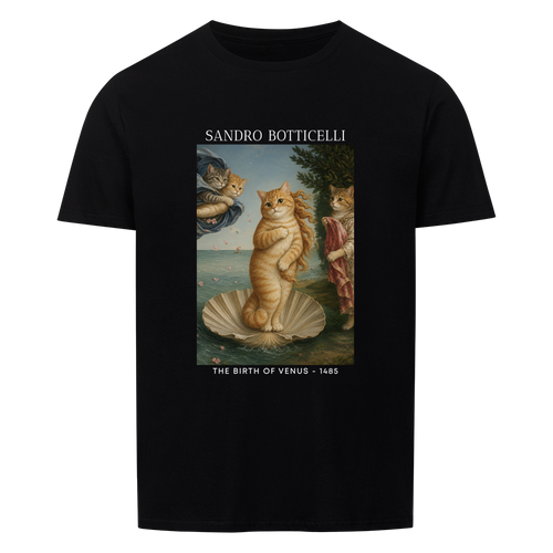 The Birth Of Venus Cat Basic Shirt Unisex