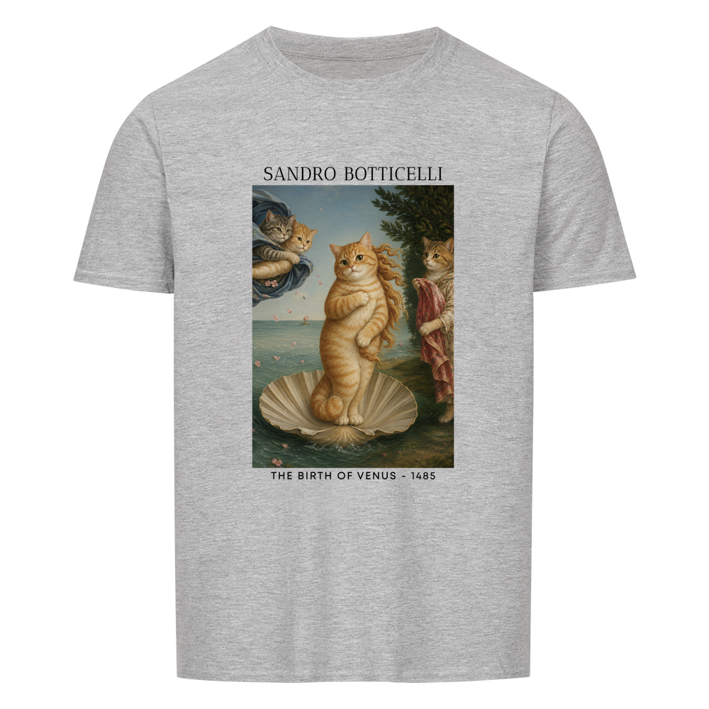 The Birth Of Venus Cat Basic Shirt Unisex
