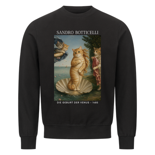 Die Geburt der Venus Katze Sweatshirt