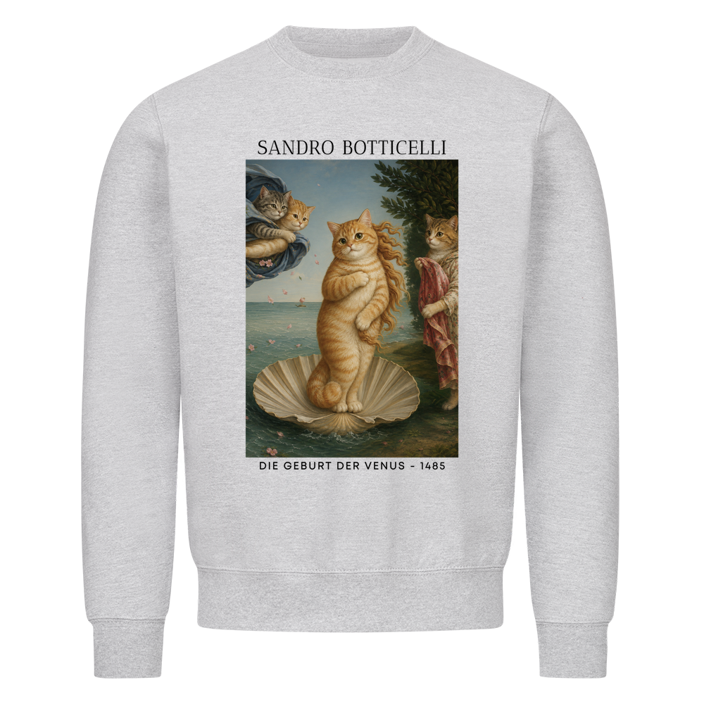 Die Geburt der Venus Katze Sweatshirt