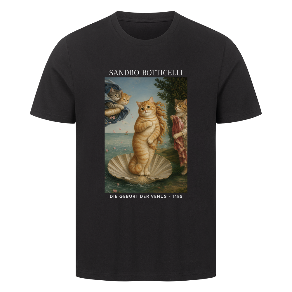 Die Geburt der Venus Katze T-Shirt
