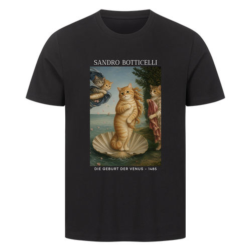 Die Geburt der Venus Katze T-Shirt