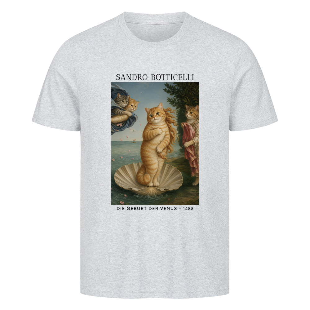 Die Geburt der Venus Katze T-Shirt