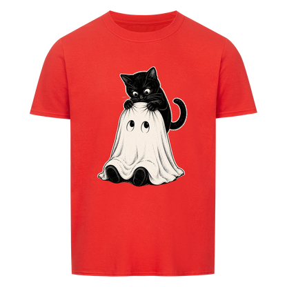 Curious Cat Ghost Basic Shirt Unisex