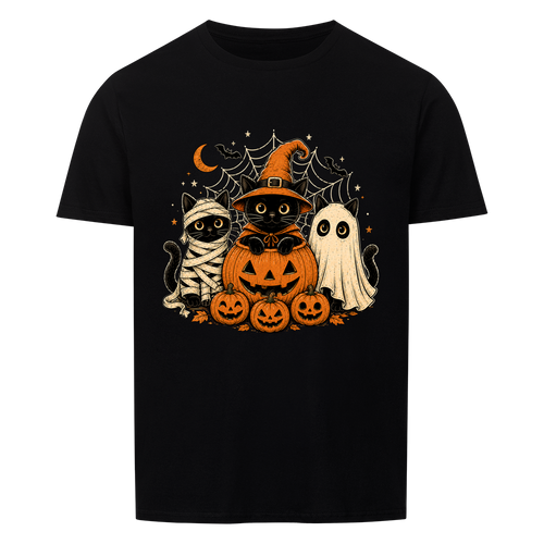Halloween Cats Basic Shirt Unisex