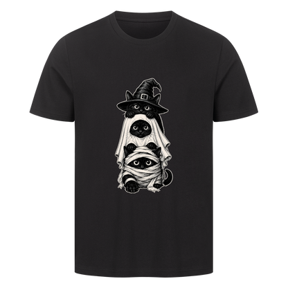 Drei Katzen in Halloween-Kostümen T-Shirt