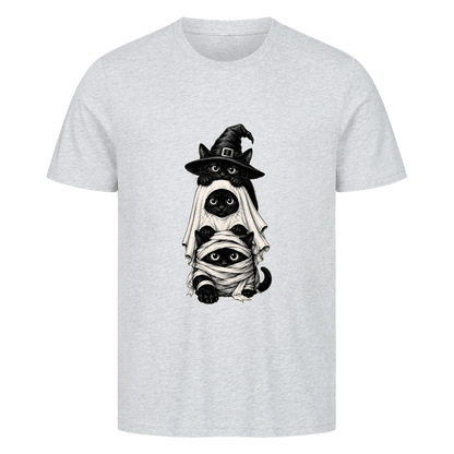Drei Katzen in Halloween-Kostümen T-Shirt