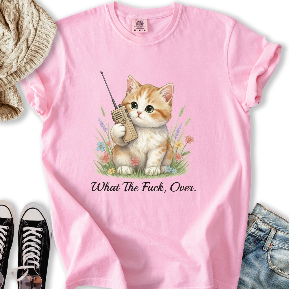 WTF Over Cute Cat Relaxed Tee