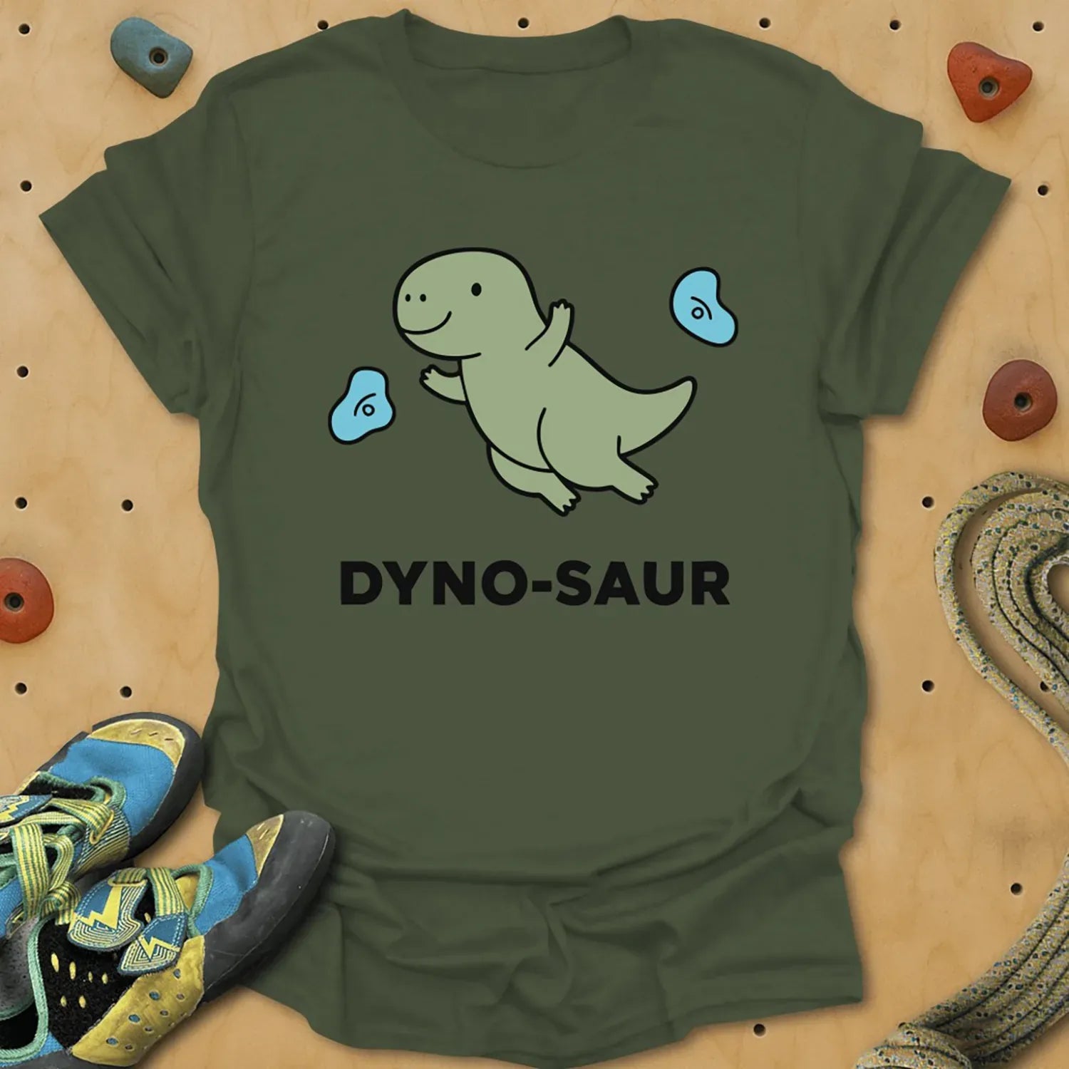 Dyno-Saur Tee - Military Green