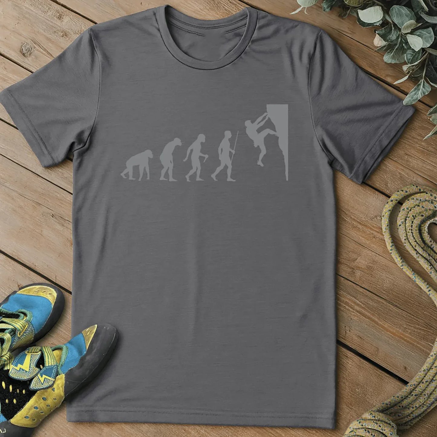 Evolution of a Climber Tee - Charcoal