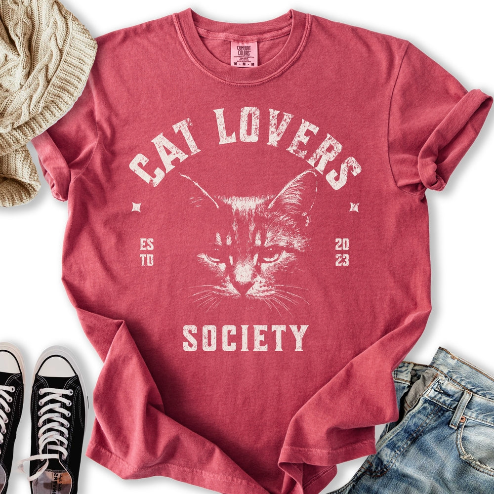 Cat Lovers Society Relaxed Tee