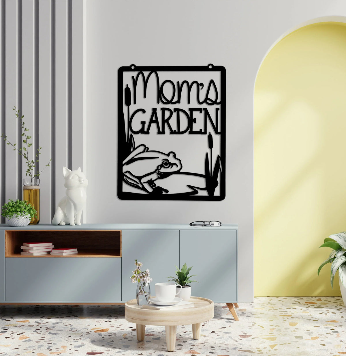 Mom's Garden Metal Sign Garden Decor Yard Art Mothers Day Metal Decor Garden Sign Garden Decoration Gift - metal sign