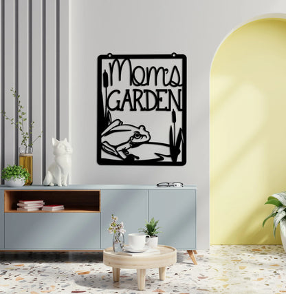 Mom's Garden Metal Sign Garden Decor Yard Art Mothers Day Metal Decor Garden Sign Garden Decoration Gift - metal sign