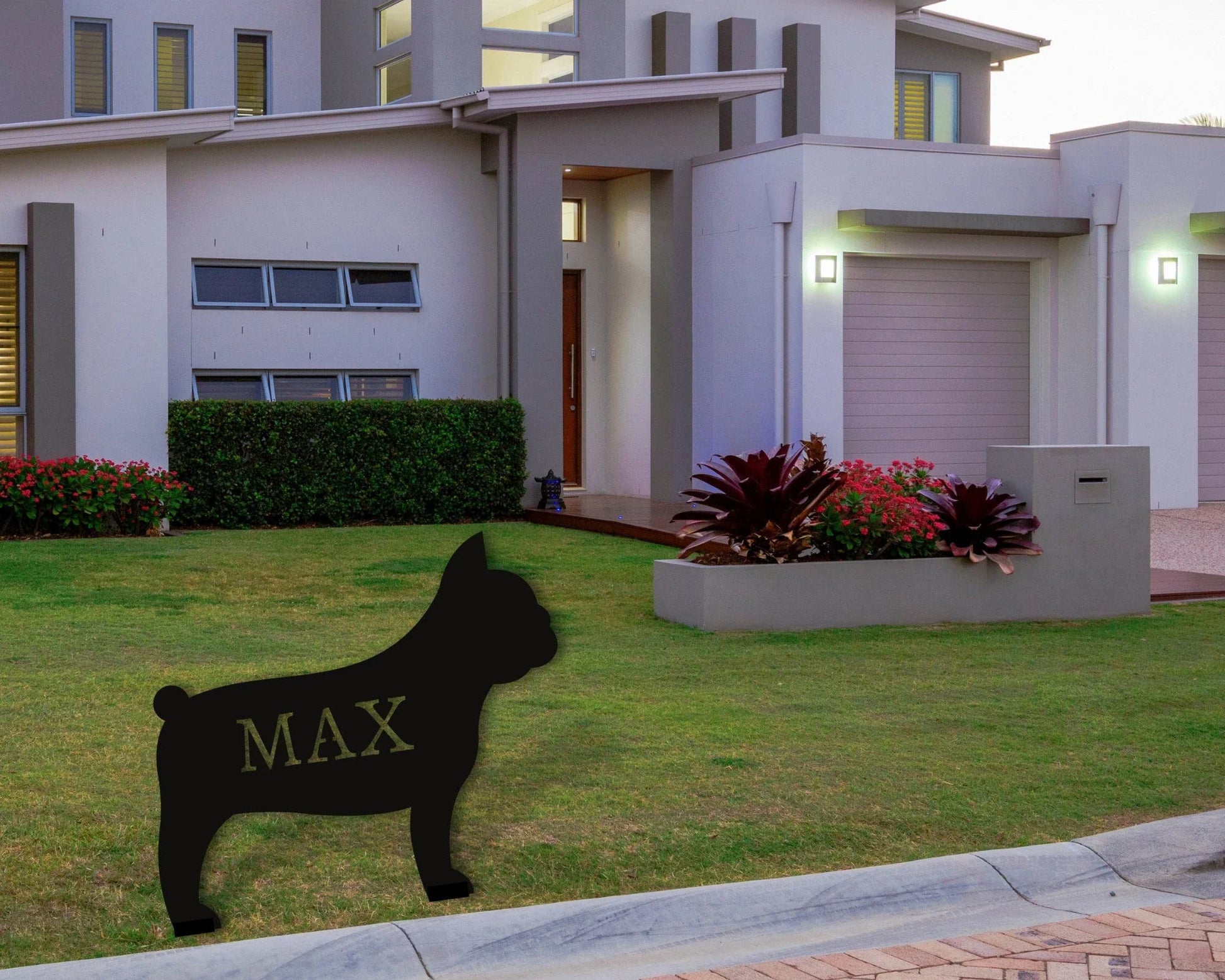 Asian Sheep Dog Sign Front Yard Dog Sign Front Yard Sign Asian Sheep Dog Metal Sign Dog Sign Dog Lover Sign Pet Owner Gift Sheep Dog - 10 inches - metal sign