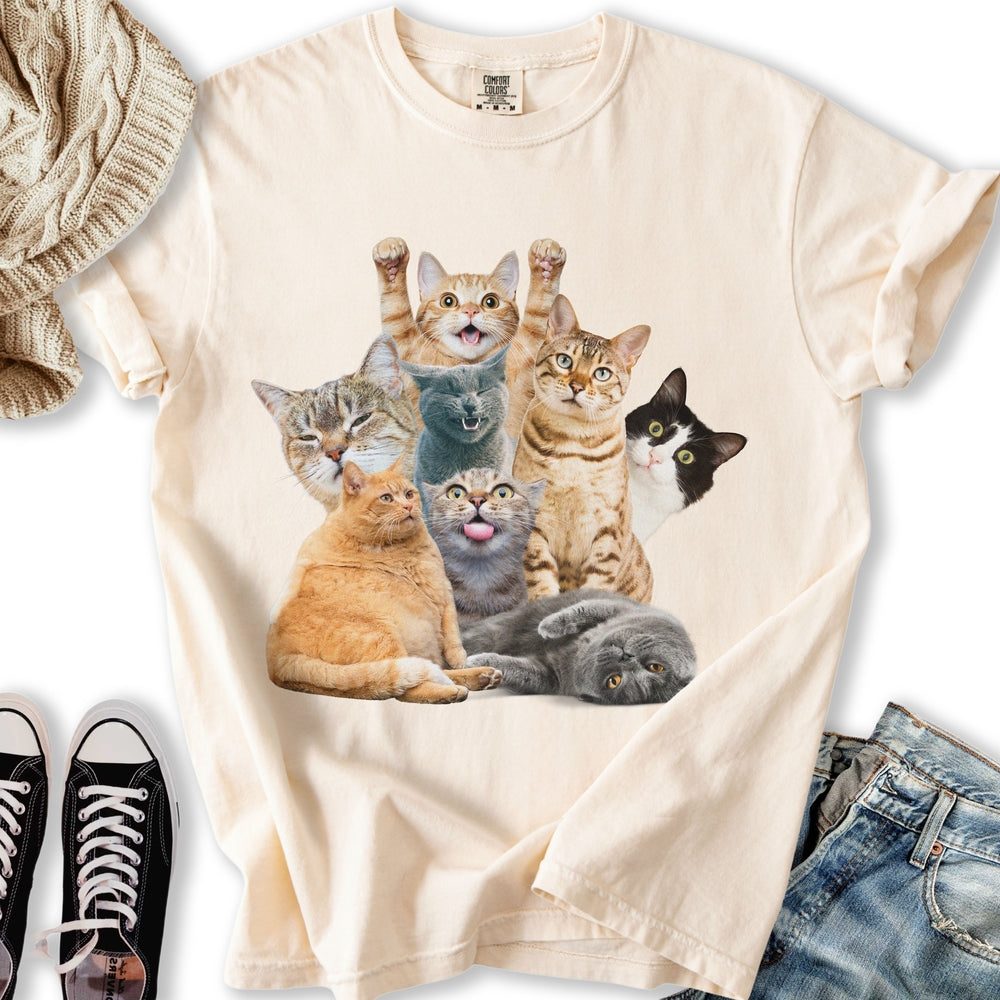 Crazy Cats Relaxed Tee