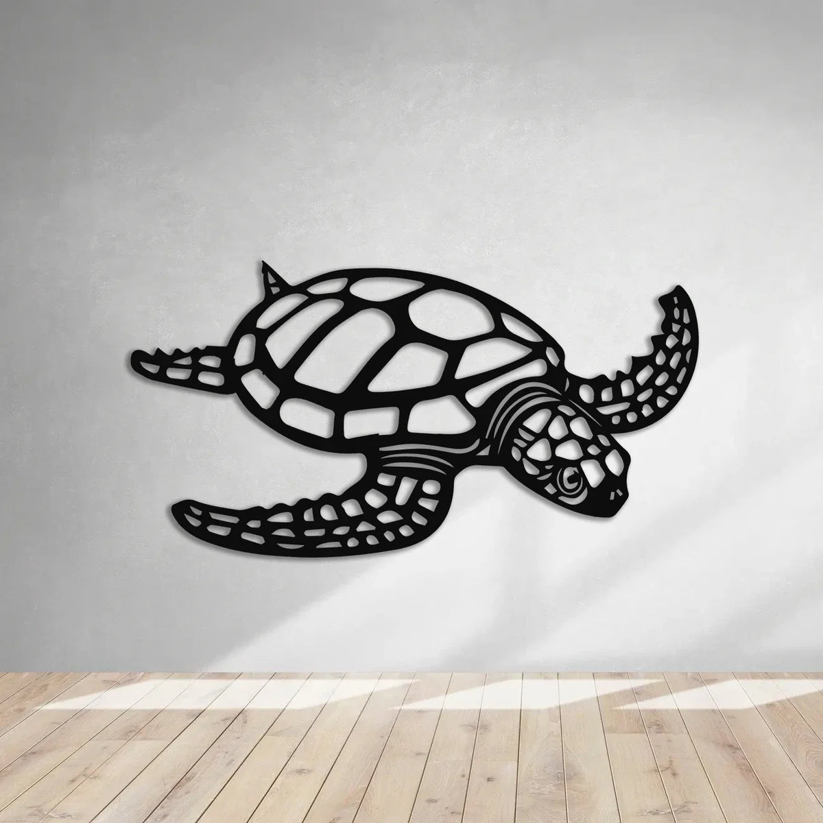 Metal Sea Turtle Ocean Decor Beach Decor Art Metal Wall Decor Metal Turtle Metal Sea Life Under The Seaturtle Decor - 12 inches - metal sign