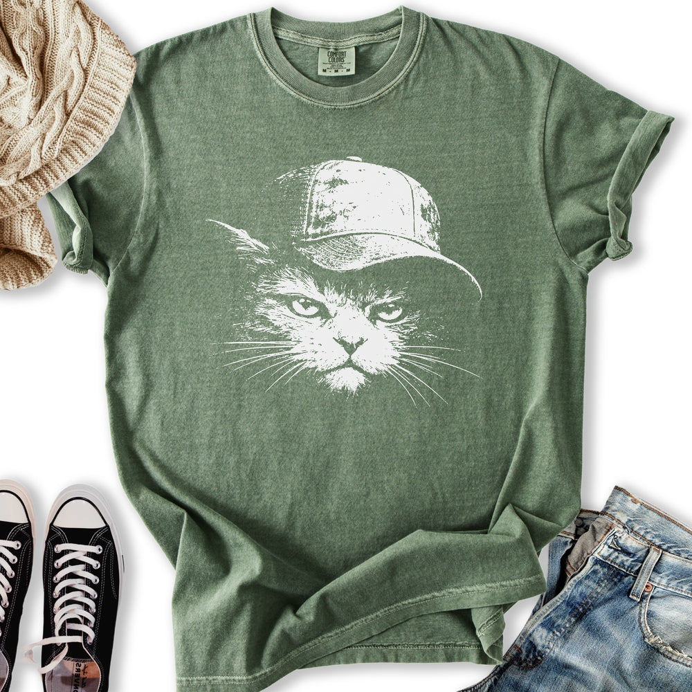 Trucker Cat Relaxed Tee