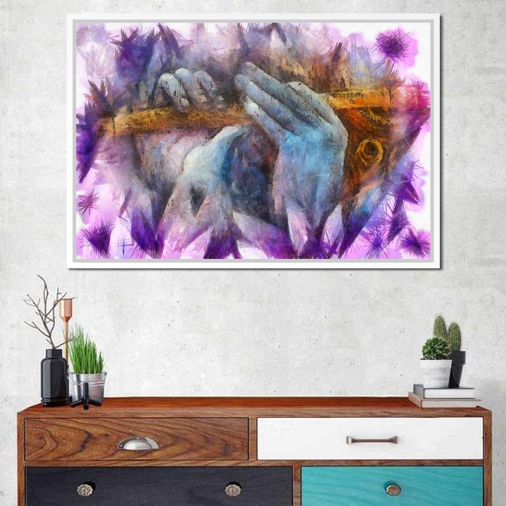 Krishna Playing the Flute Canvas Wall Art