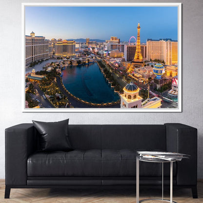 Las Vegas Skyline Canvas Wall Art