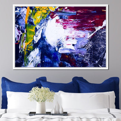 Abstract Sea Splash Canvas Wall Art