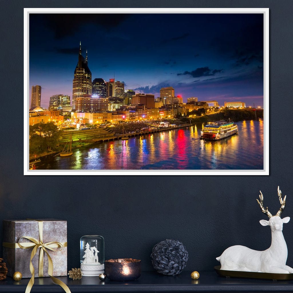 Nashville Skyline Canvas Wall Art