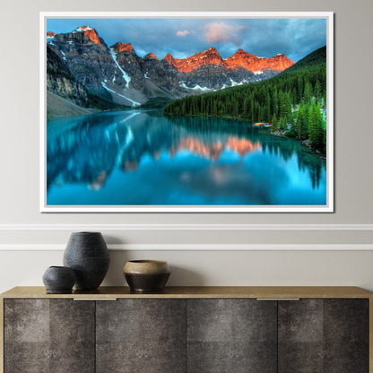 Moraine Lake Canvas Wall Art