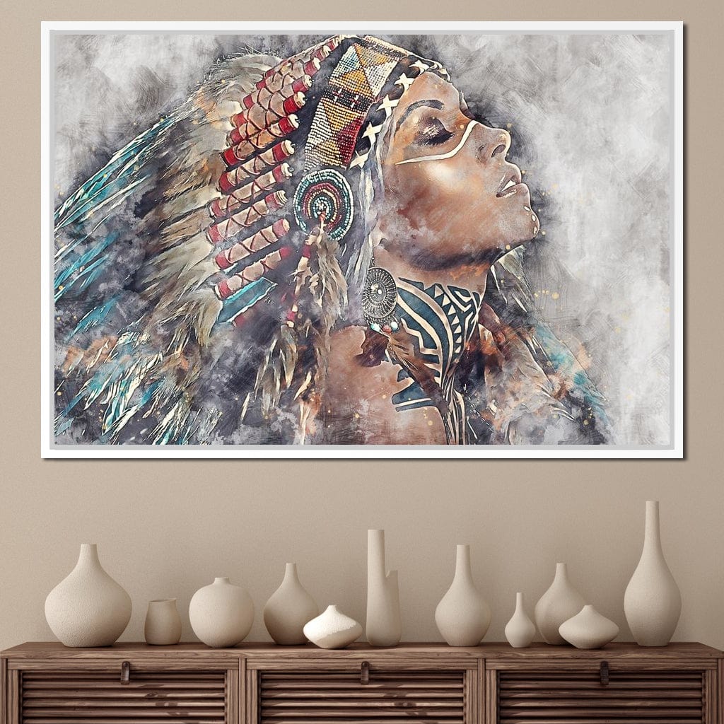 Squaw - Mateo Canvas Wall Art