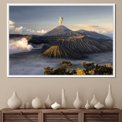 Bromo Volcano Canvas Wall Art