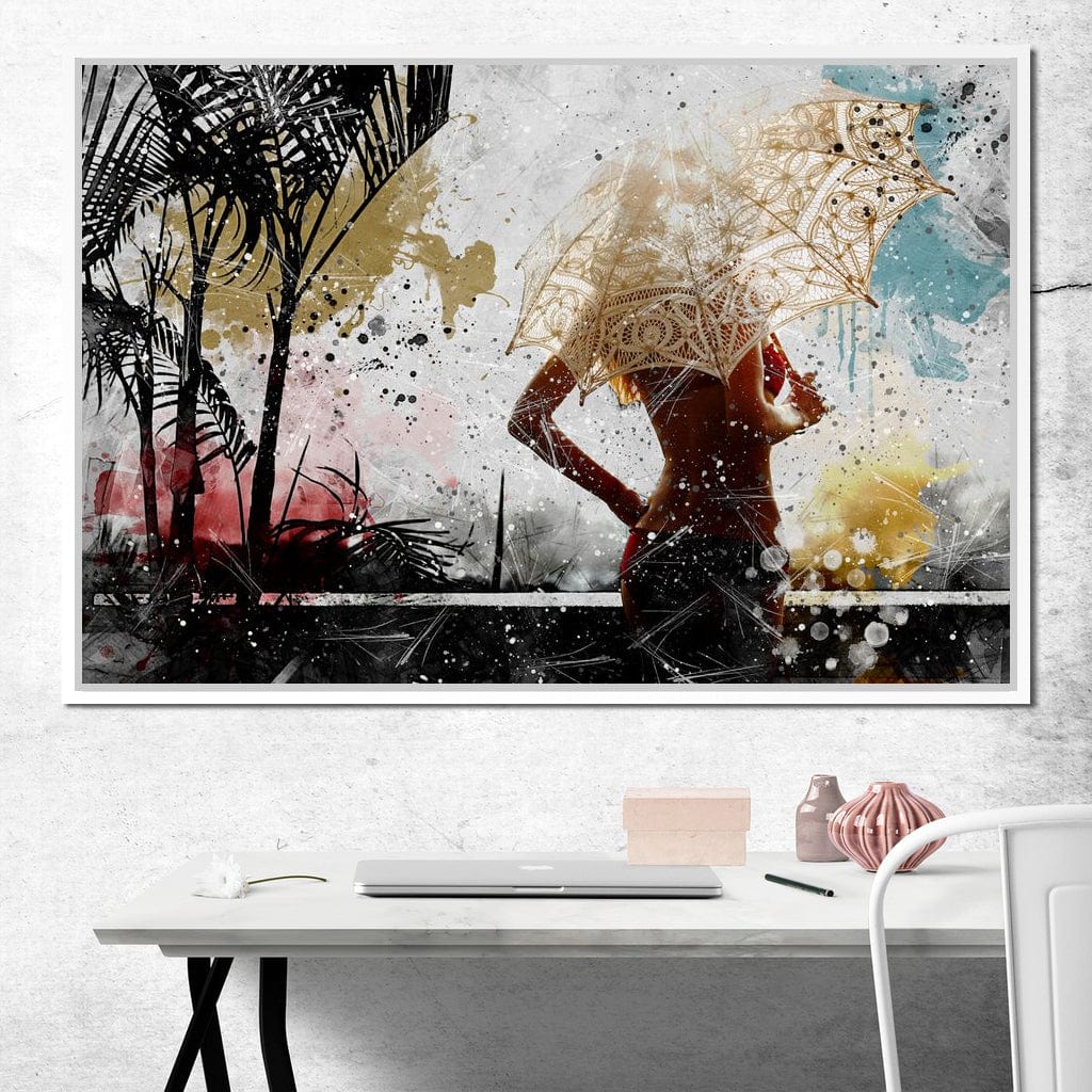 Tropical Summer Canvas Wall Art