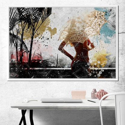 Tropical Summer Canvas Wall Art