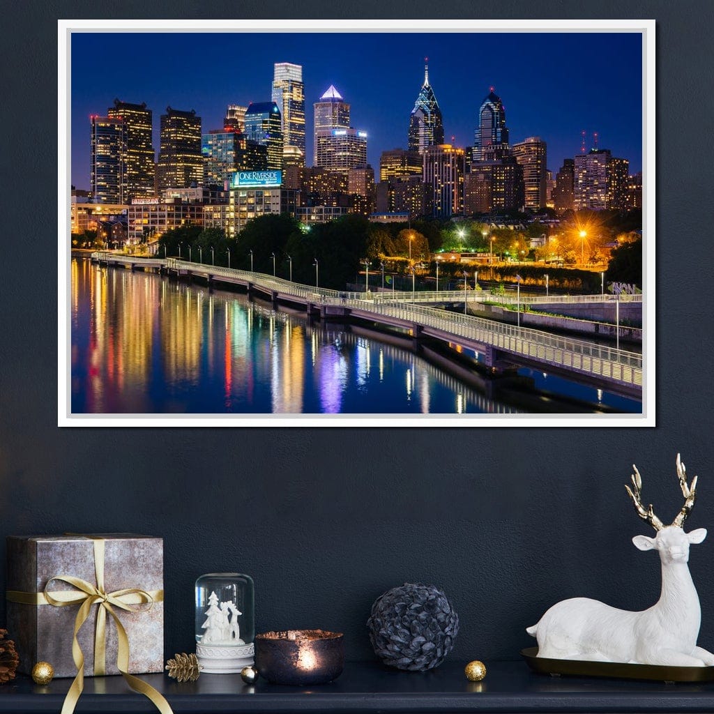 Philadelphia Skyline Canvas Wall Art