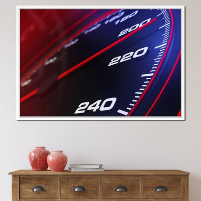 Speedometer Canvas Wall Art