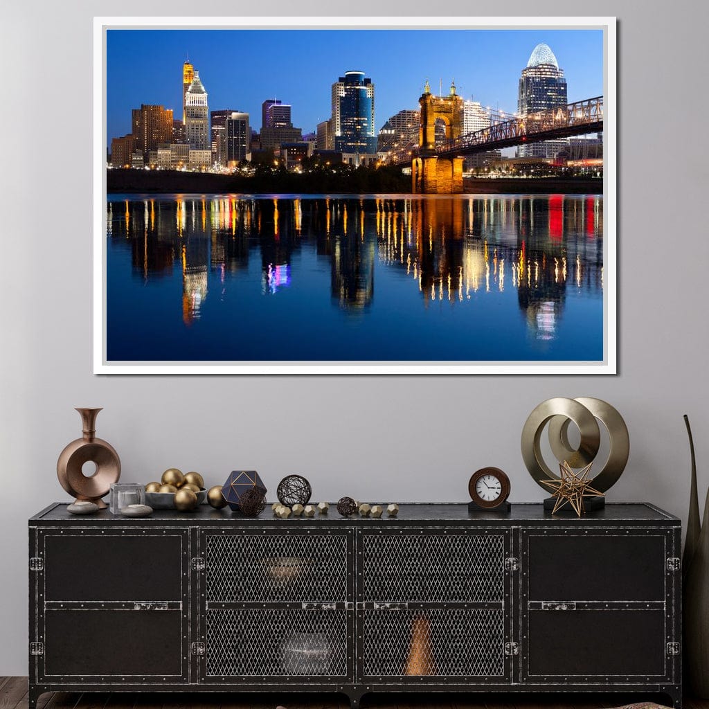 Cincinnati Skyline Canvas Wall Art