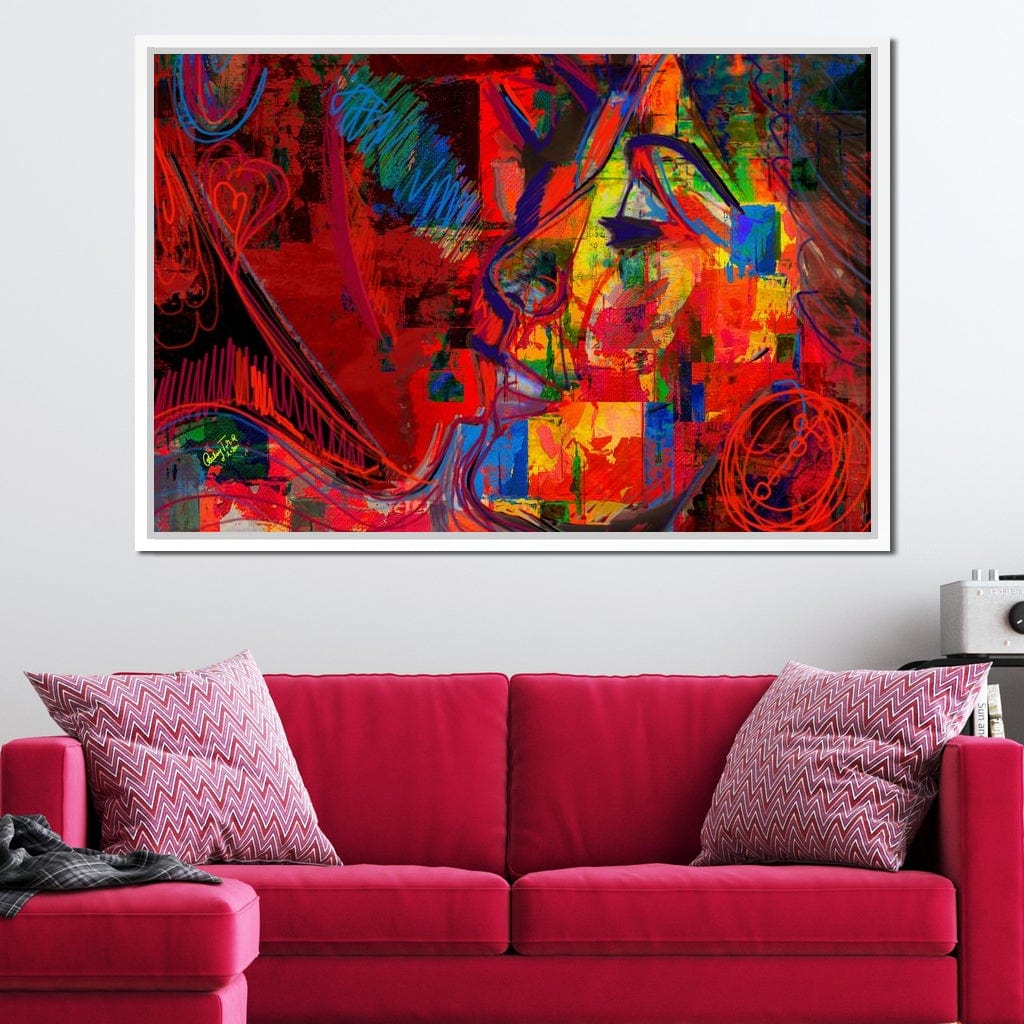 Kiss Canvas Wall Art