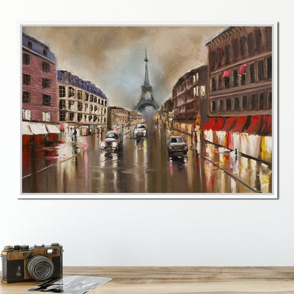 French Avenue Canvas Wall Art