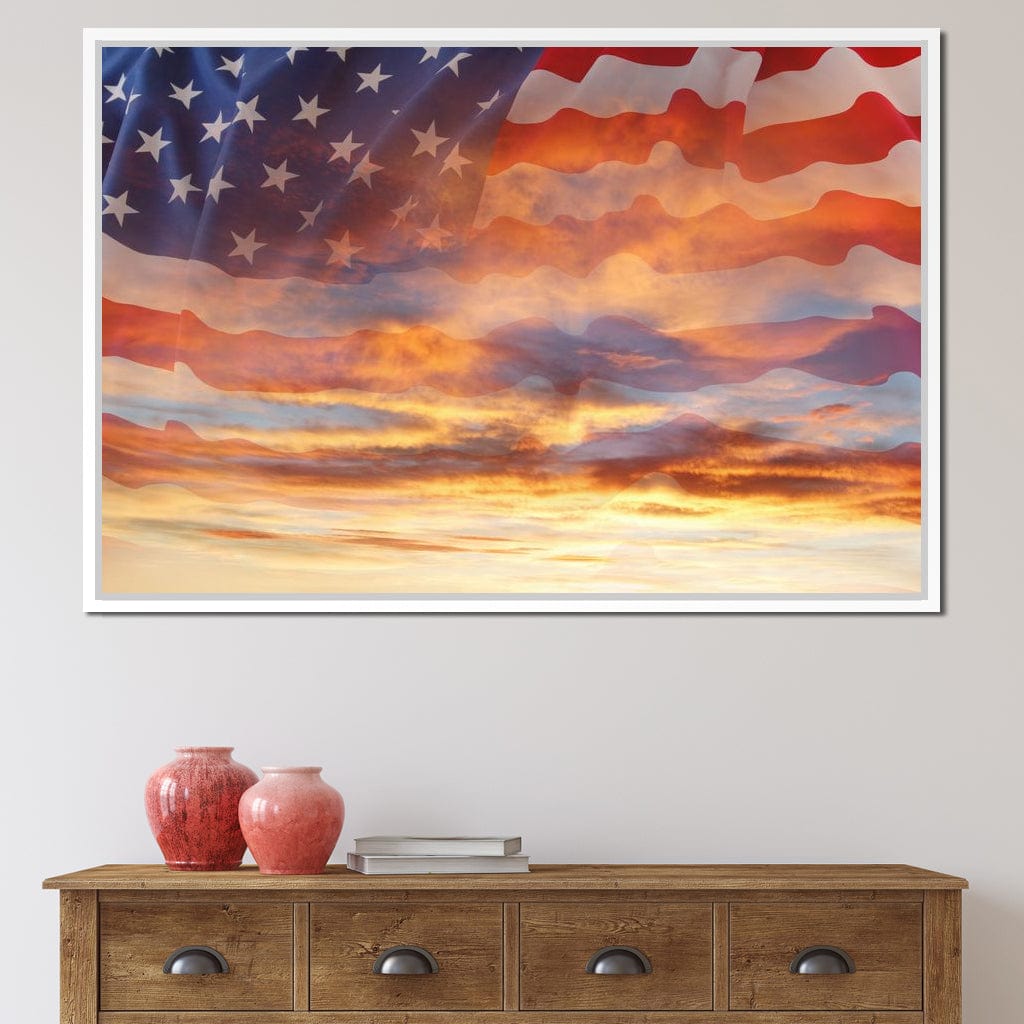 American Sky Canvas Wall Art