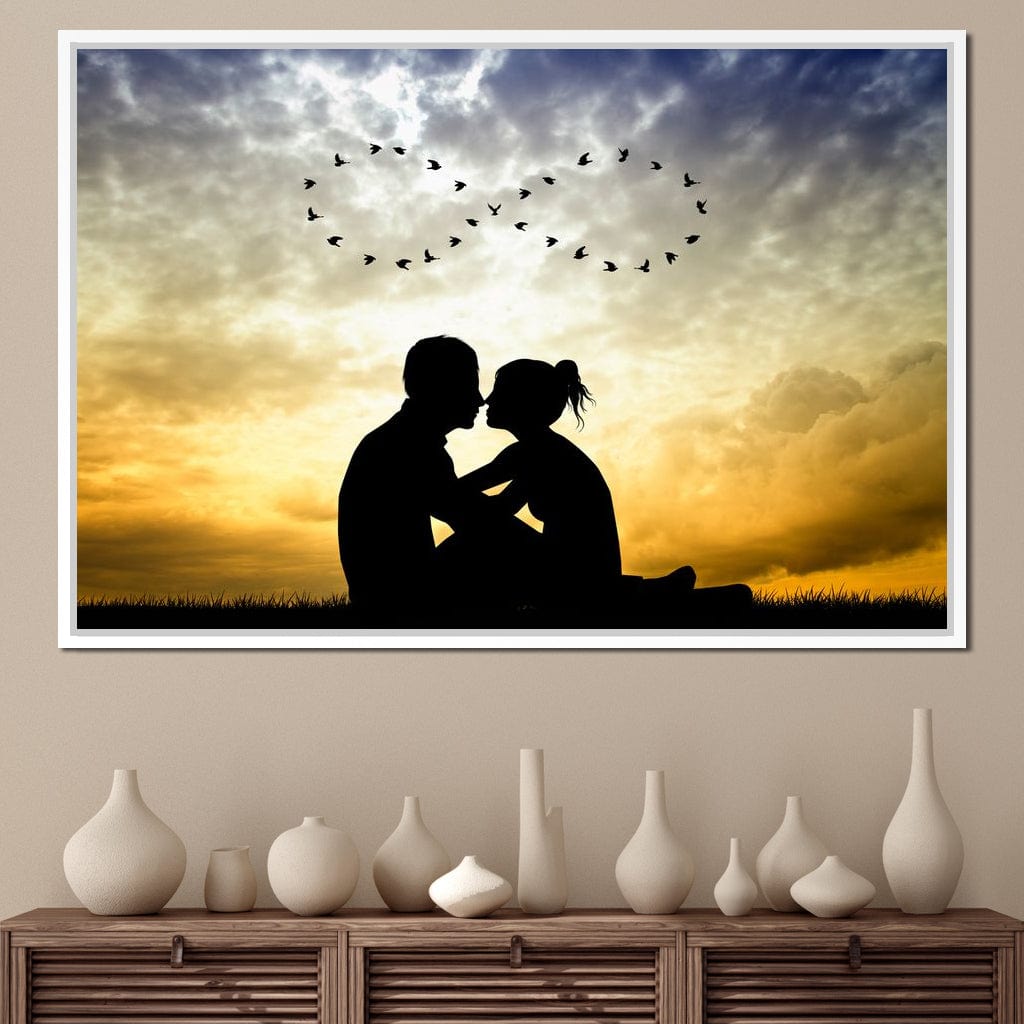 Love to Infinity Canvas Wall Art