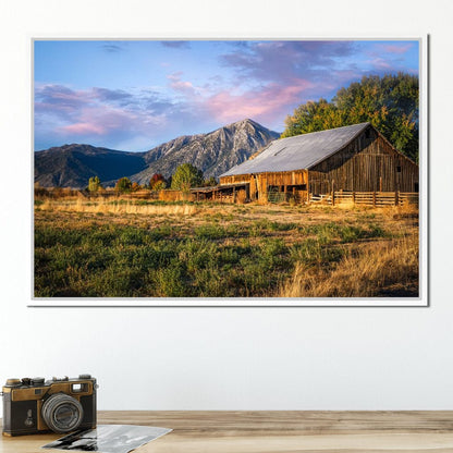 Sunrise at the Ranch Canvas Wall Art