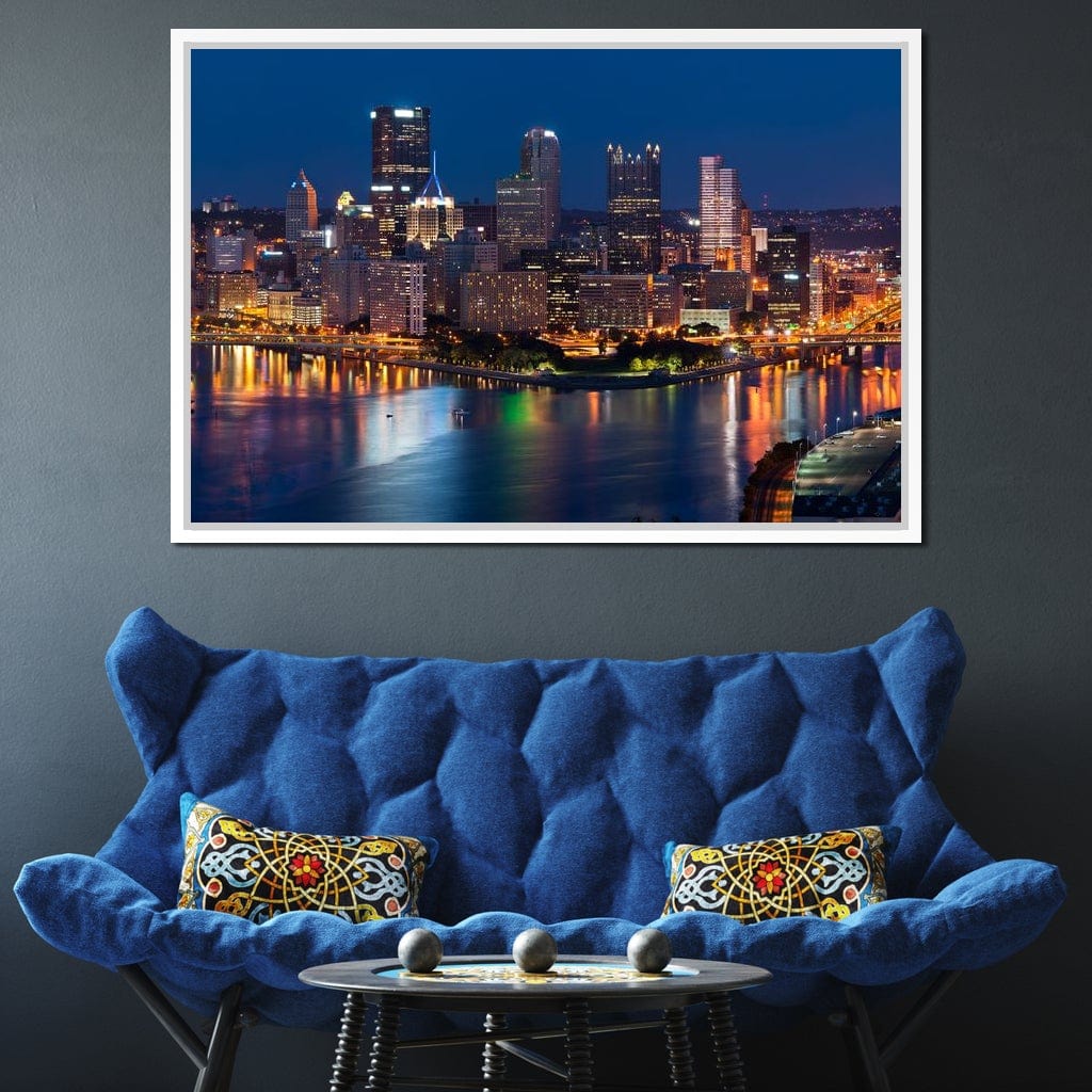Pittsburgh Skyline Canvas Wall Art