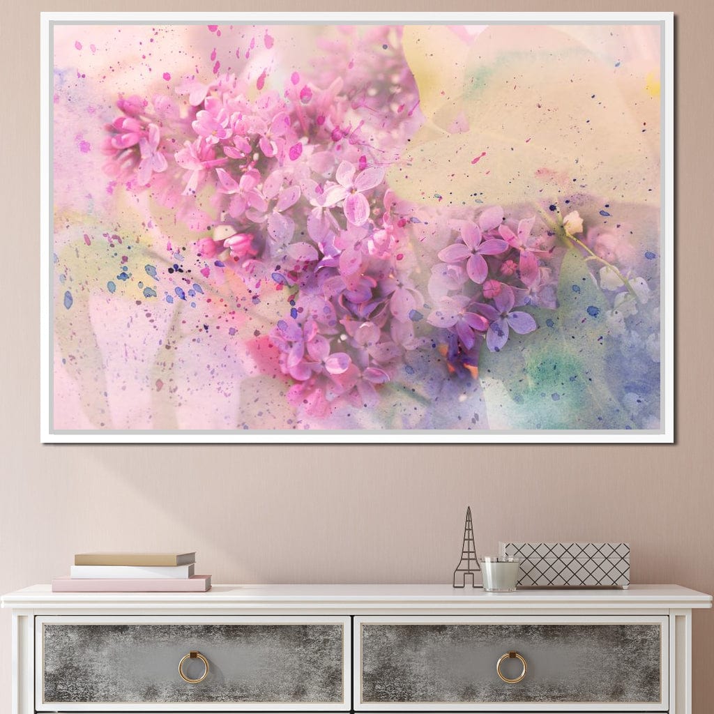 Lilac Storm Canvas Wall Art