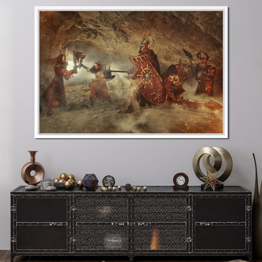 Dungeon Warriors Canvas Wall Art