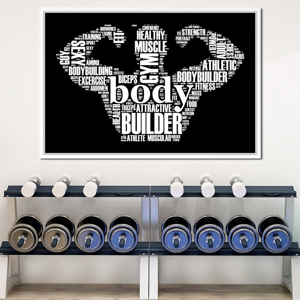 Body Builder Canvas Wall Art