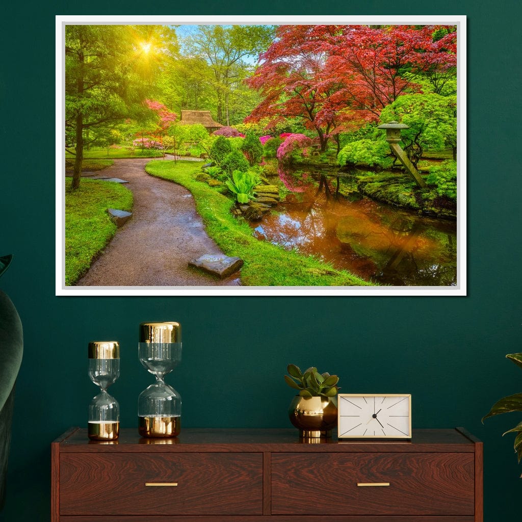 Japanese Garden Canvas Wall Art