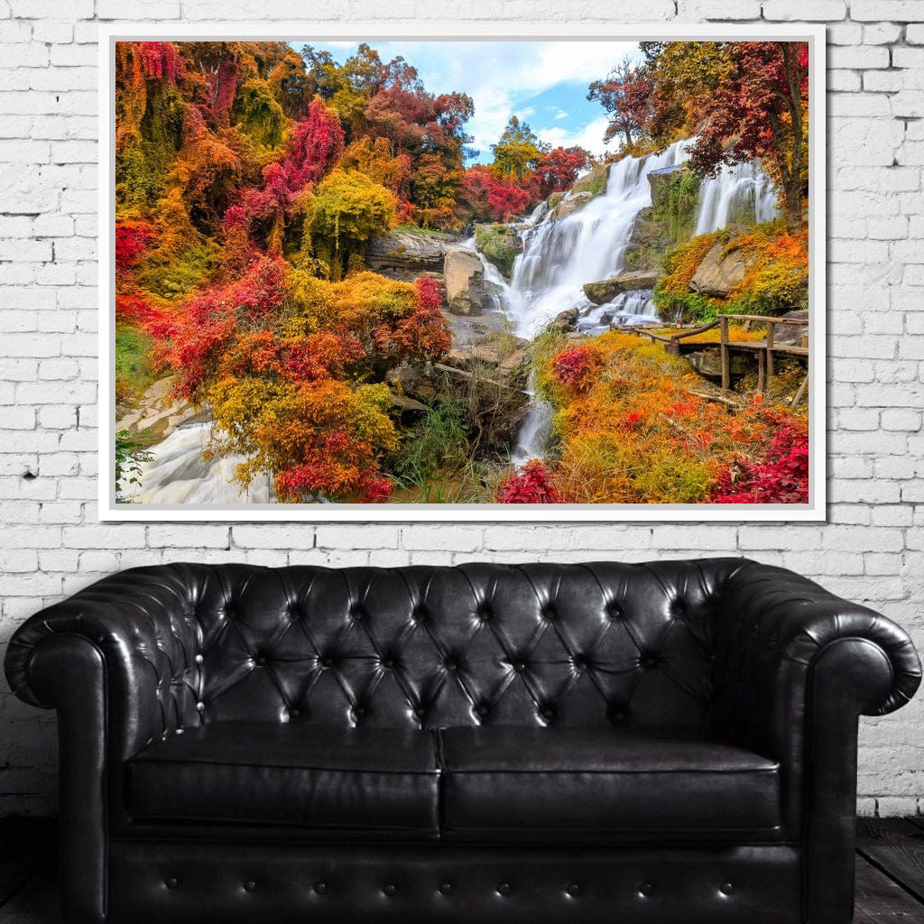 Mae Klang Waterfall Canvas Wall Art